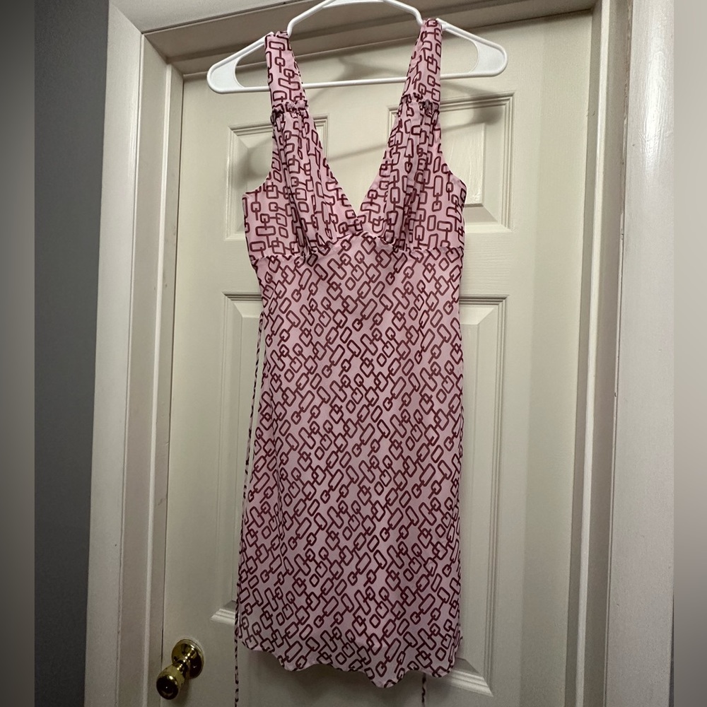 Victoria and Sophia Patterned Mini Dress